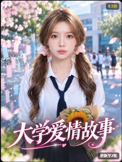 射了么外卖员海报，夜晚街头的外卖员与女孩